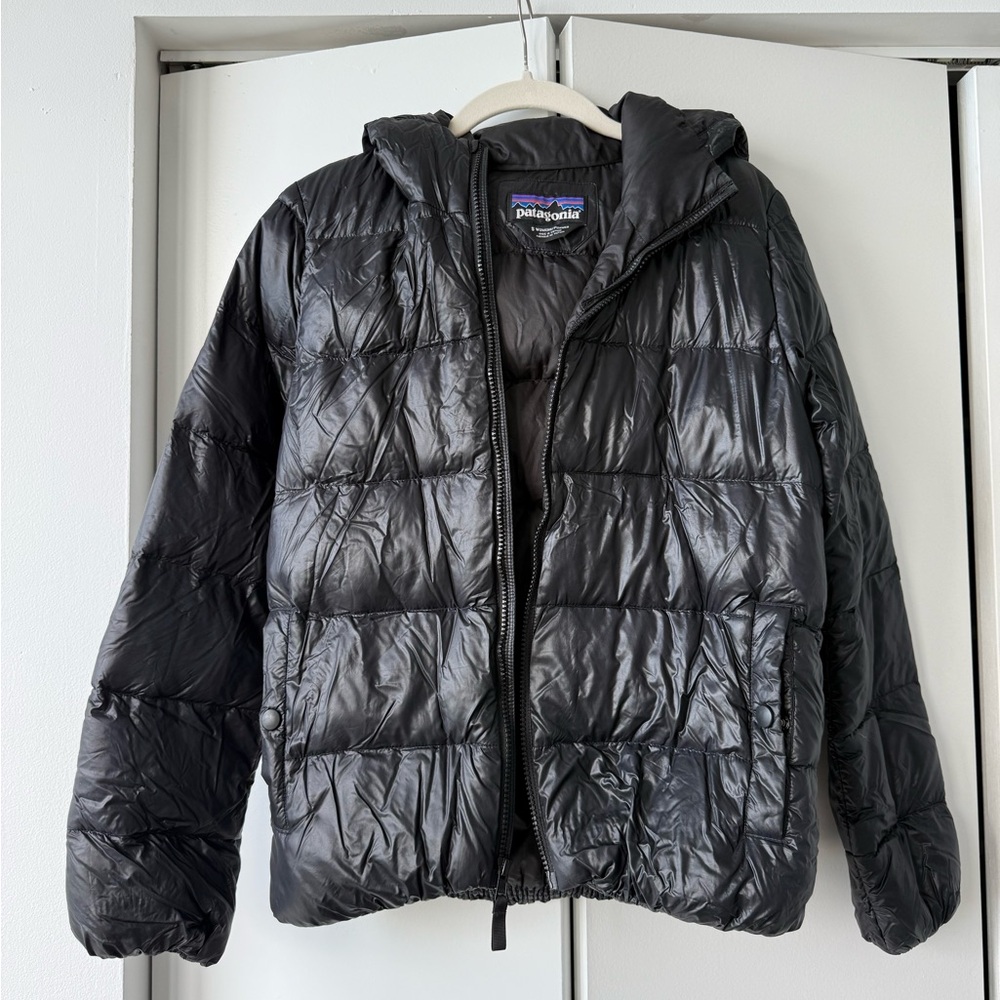 Patagonia Shiny Black Quilted Jacket